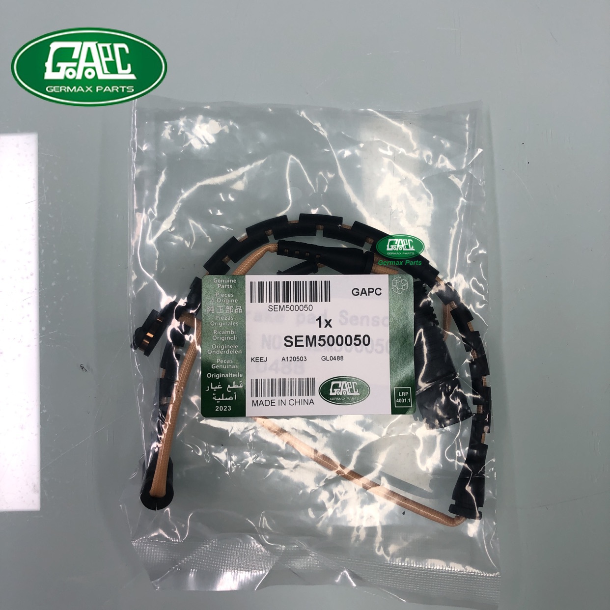 front brake pad sensor sem500050 gl0488 land rover range rover 22002 2003 2004 2005 2006 2007 2008 2009 parts