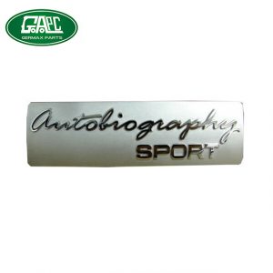 glr10037 rear logo plate land rover range rover sport 2010 2012 lr018958