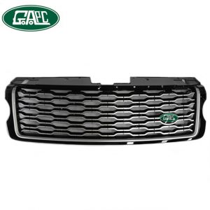 GW0022 Front Grille Land Rover Range Rover Vogue 2013 2014 2015 2016 2017 Update to 2018 2019 Silver Net / Black Net
