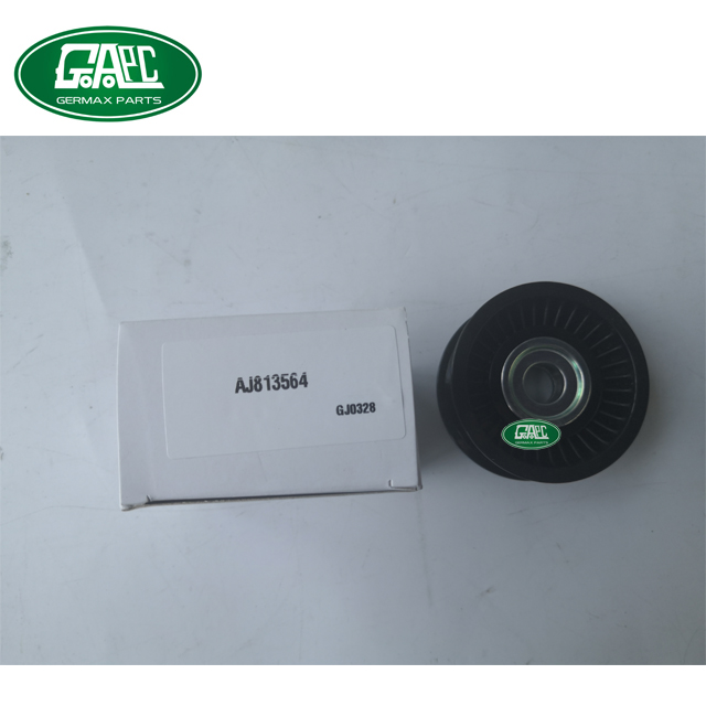 gj0328 idler pulley jaguar xe 2015 f pace 2016 xf 2016 xf 2009 2015 3 0l v6 turbo 5 0l v8 turbo petrol aj813564 2