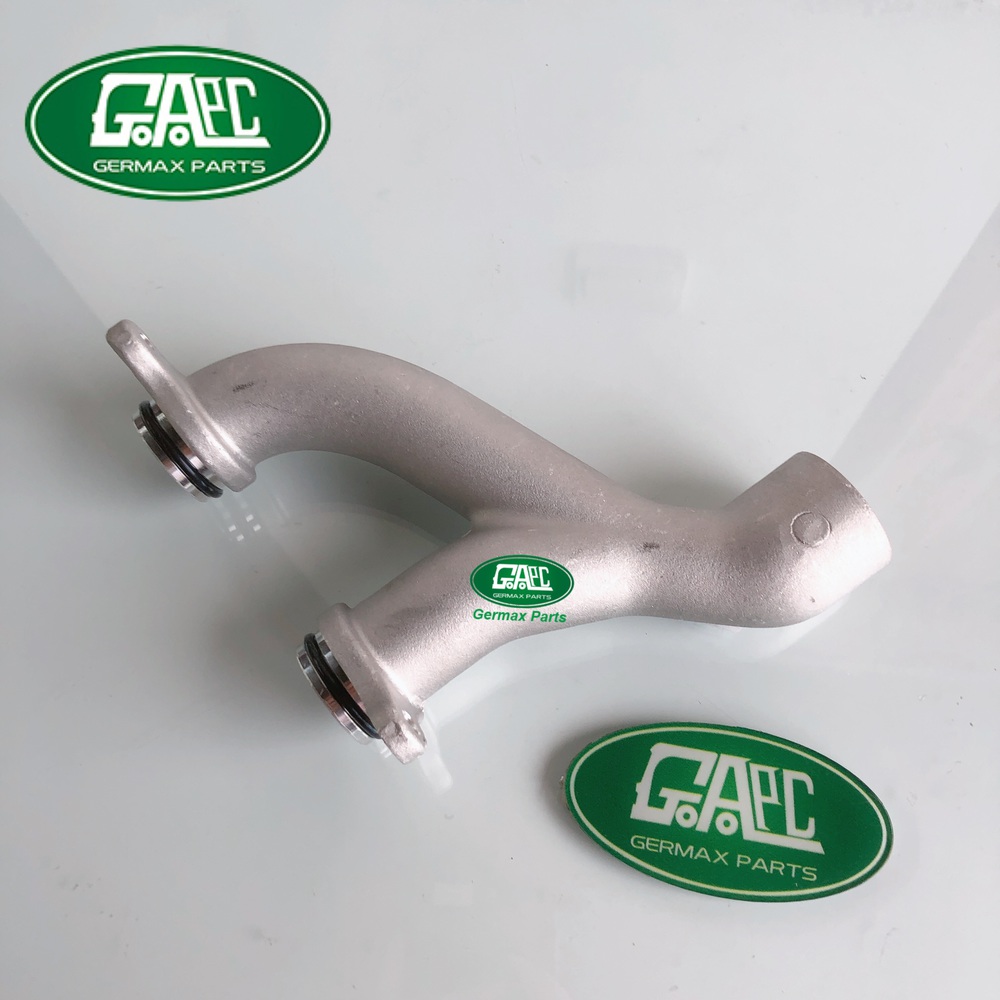 water hose alumin 3.0 v6 sc 5.0l v8 lr092992 a aj813865 a 9w838a520da a 9w83 8a520 da a new version aluminum land rover range rover sport 2010 2017 range rover vogue 2010 2017 range rover velar 2017 2019 discovery 4 2014 2016 3.0l 5.0l jaguar xe xf xj xjl f type f pace gl1643 a