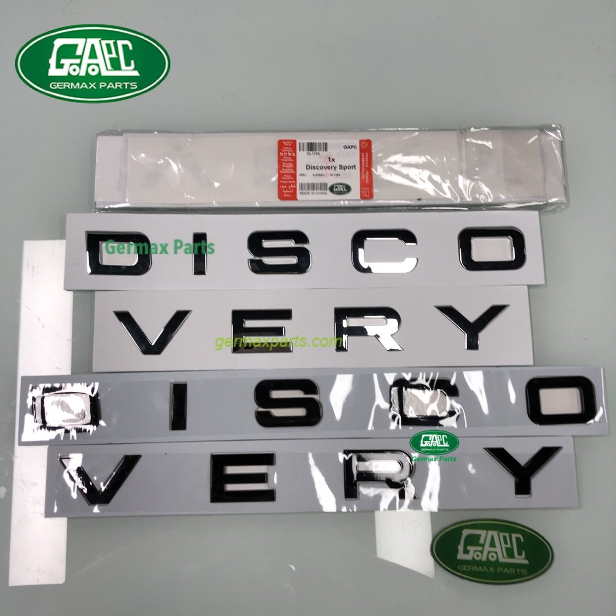 hood mark letter emblem gl1264 front and rear land rover discovery sport 2015 2017 car exterior accessories