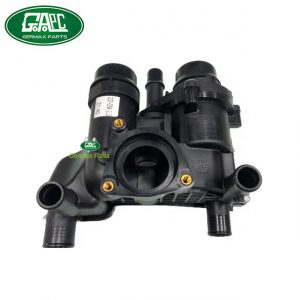 thermostat housing water outlet lr110459 lr022695 al3q 9k478 db for land rover range rover vogue 2002 2009 2010 2012 2013 2017 range rover sport 2014 2017 gl2494