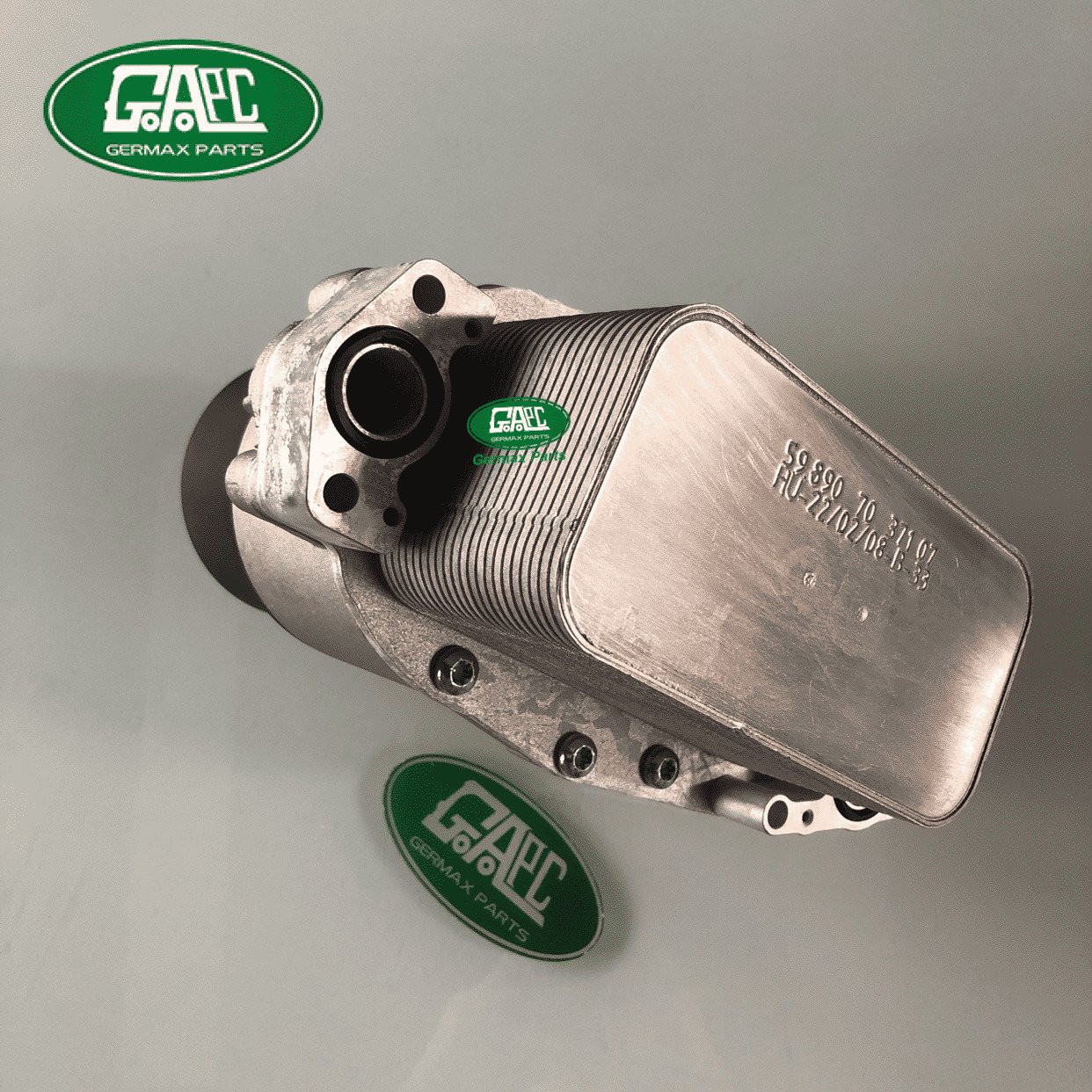 GL2672 Oil Cooler Assembly Land Rover Range Rover Sport 2018-2022 Range Rover Vogue 2018-2022 Range Rover Velar 2017-2022 Discovery 5 2017-2022 3.0L V6 Diesel Gen2 Mono Turbo LR061969 LR124259 FW936B624AB