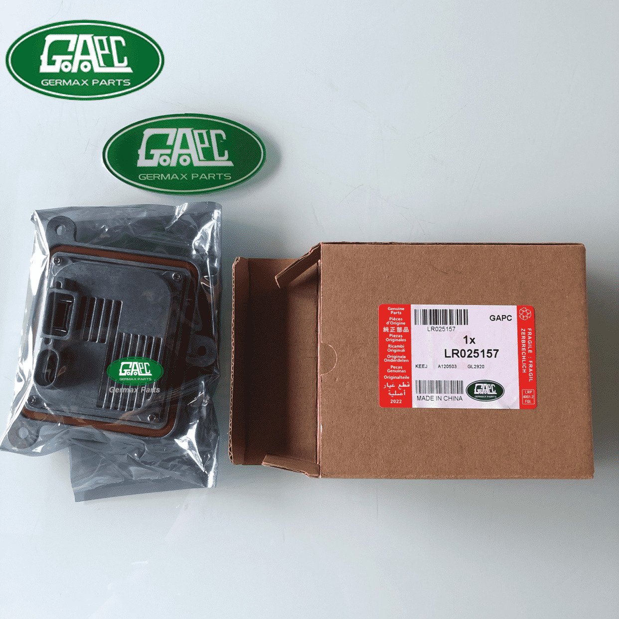 GL2920 GJ0800 HID Ballast Headlamp Control Module Unit LR025157 C2D23531 BJ3213C170AA Land Rover Freelander 2 2006-2014 Range Rover Evoque 2012- Discovery 5 2017-2020 Jaguar F-PACE 2016- XF 2009-2015 XF 2016- XK 2006-2014