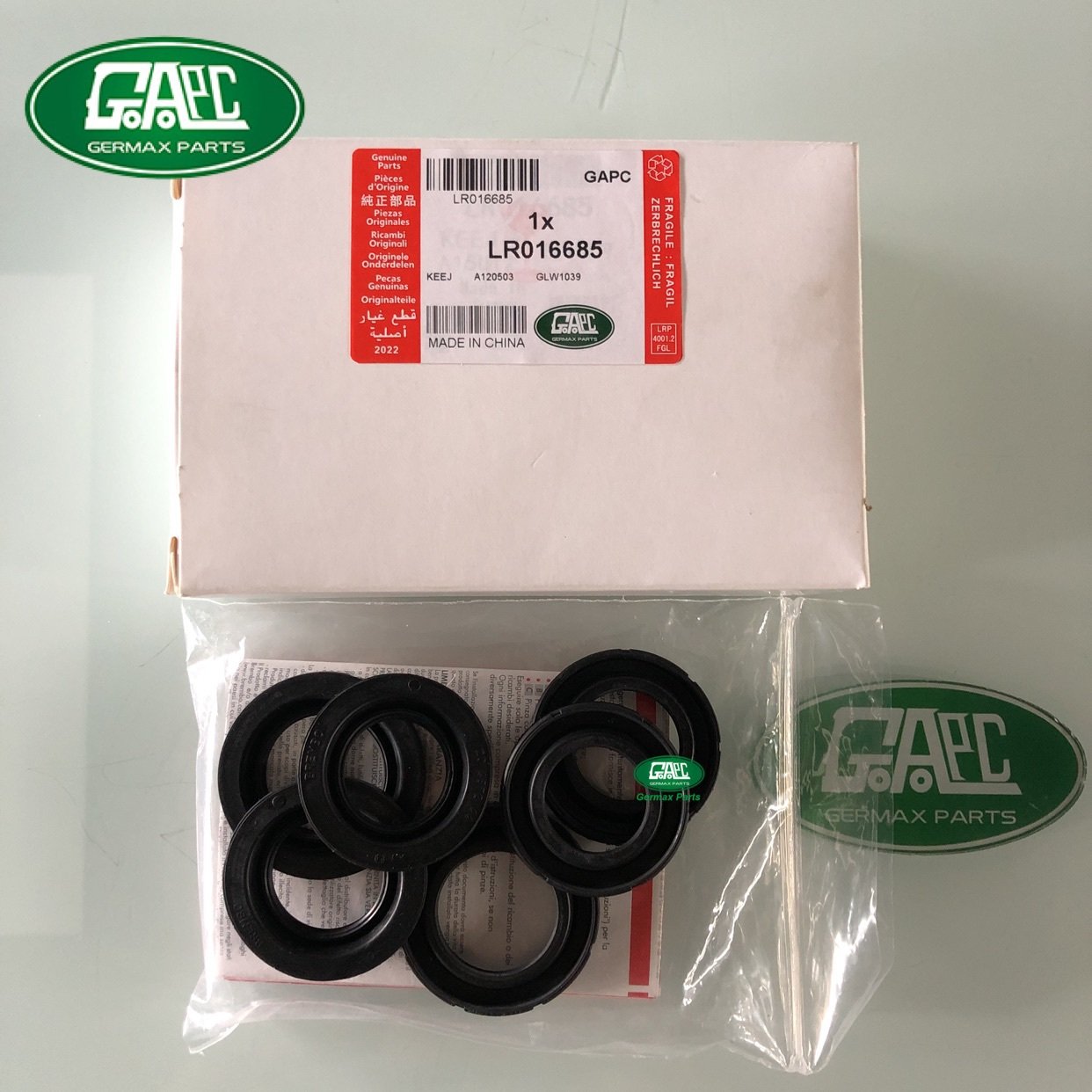 GLW1039 Front Brake Caliper Repair Kit LR016685 Land Rover Range Rover Sport 2010-2013 2014-2017 Range Rover Vogue 2010-2012 2013-2017 Discovery 5 2017-2020 New Defender 2020