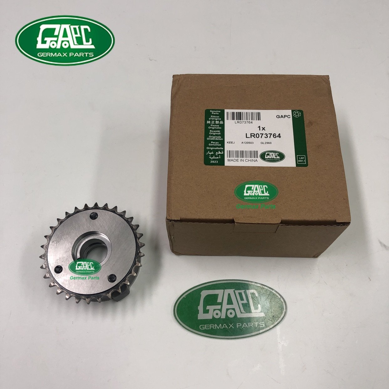 GL2960 Timing Chain Camshaft Sprocket Actuator AJ200 2.0L Diesel LR073764 JDE36868 G4D3-6M288-BB G4D36M288BB Land Rover Range Rover Evoque Range Rover Velar Range Rover Sport Range Rover Vogue Discovery 5 Discovery Sport