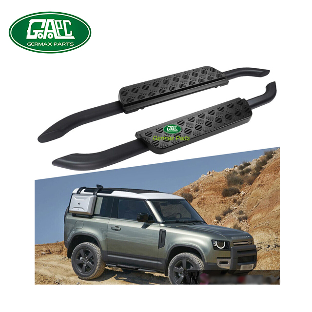 GLDF051 Side Steps Land Rover Defender 2020 90 3 Doors All Black