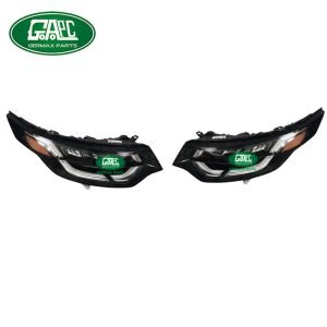 headlamp lr085645 lr138271 lr119177 lr117574 lr103576 left lr085641 lr138269 lr119174 lr117571 lr103569 right american version yellow side gld7005 1 for land rover discovery 5 2017 2020