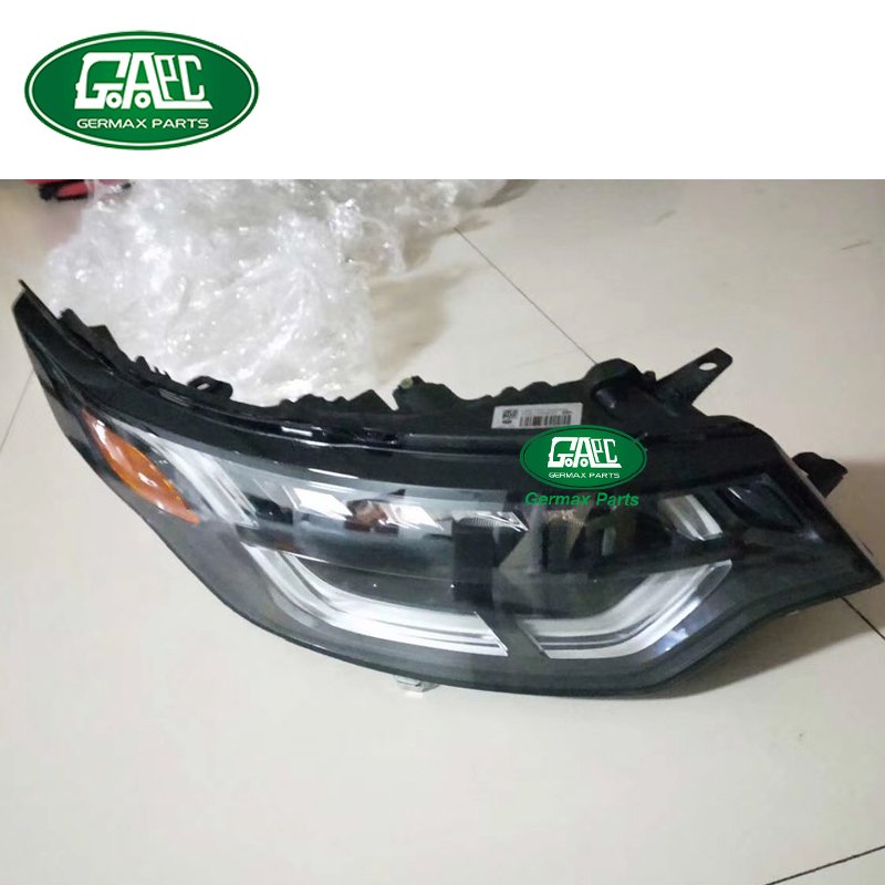 headlamp lr085645 lr138271 lr119177 lr117574 lr103576 left lr085641 lr138269 lr119174 lr117571 lr103569 right american version yellow side gld7005 1 for land rover discovery 5 2017 2020