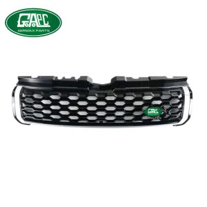 GLEV16013 Front Grille Land Rover Range Rover Evoque 2016 Silver Slip Black