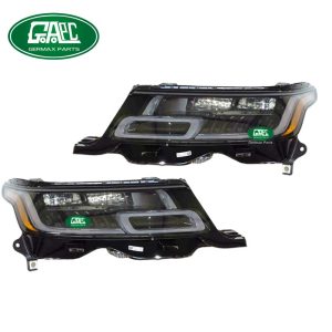 GLR18026-4 Headlamp LR099789 LR116467 LR139446 Left LR100994 LR116466 LR139445 Right LED Premium 2-eyes FM VSS 108 American Version Yellow Side Land Rover Range Rover Sport 2018-2020