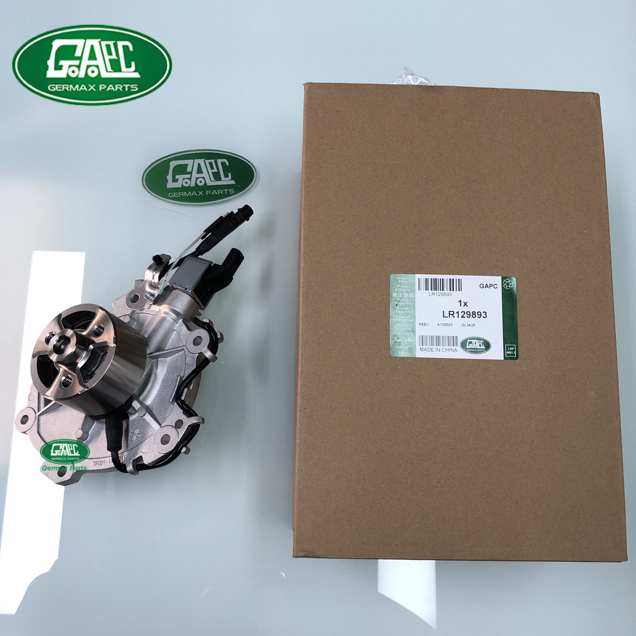 electrical water pump lr129893 lr123384 lr116736 lr080736 lr073693 jde38247 jde38879 jde40318 jde40454 jde40572 gl3439 aj200 aj20d4 204dtd 204dta 2.0l diesel for land rover discovery sport 2015 new range rover evoque 2019 range rover velar 2017 jagaur