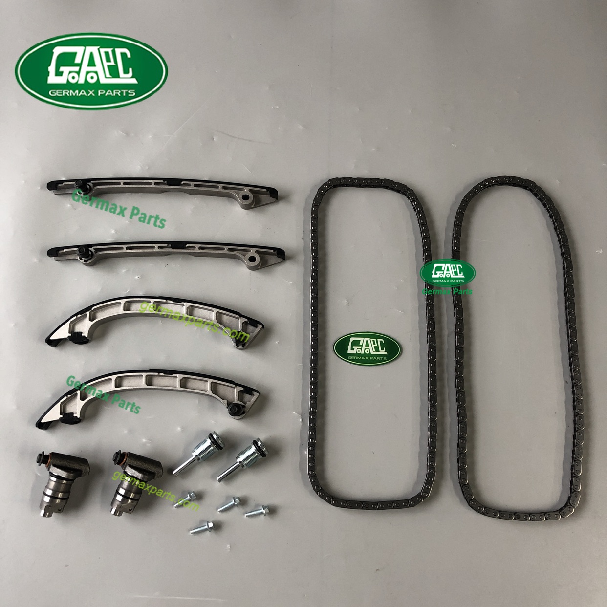 1418833 lr002440 1418836 1418835 1418838 4467593 3.6l diesel tdv8 timing chain kits complete 8 kits with bolts gl3539 for land rover range rover sport 2005 2013 range rover vogue 2002 2012