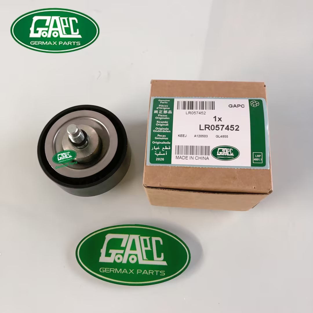 GL4855 GJ0325 Idler Pulley 2.0T Petrol LR057452 LR086420 C2D51409 C2D19769 Land Rover Range Rover Vogue 2013- Range Rover Sport 2014- Jaguar XE 2015- XF 2016- XF 2009-2015 XJ 2010- F-PACE 2016-