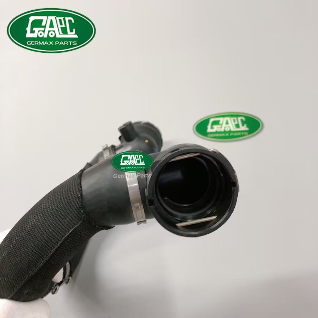 gl3727 gj1092 radiator hose land rover range rover velar 2017 jaguar f pace 2016 lr091643 t4a11765