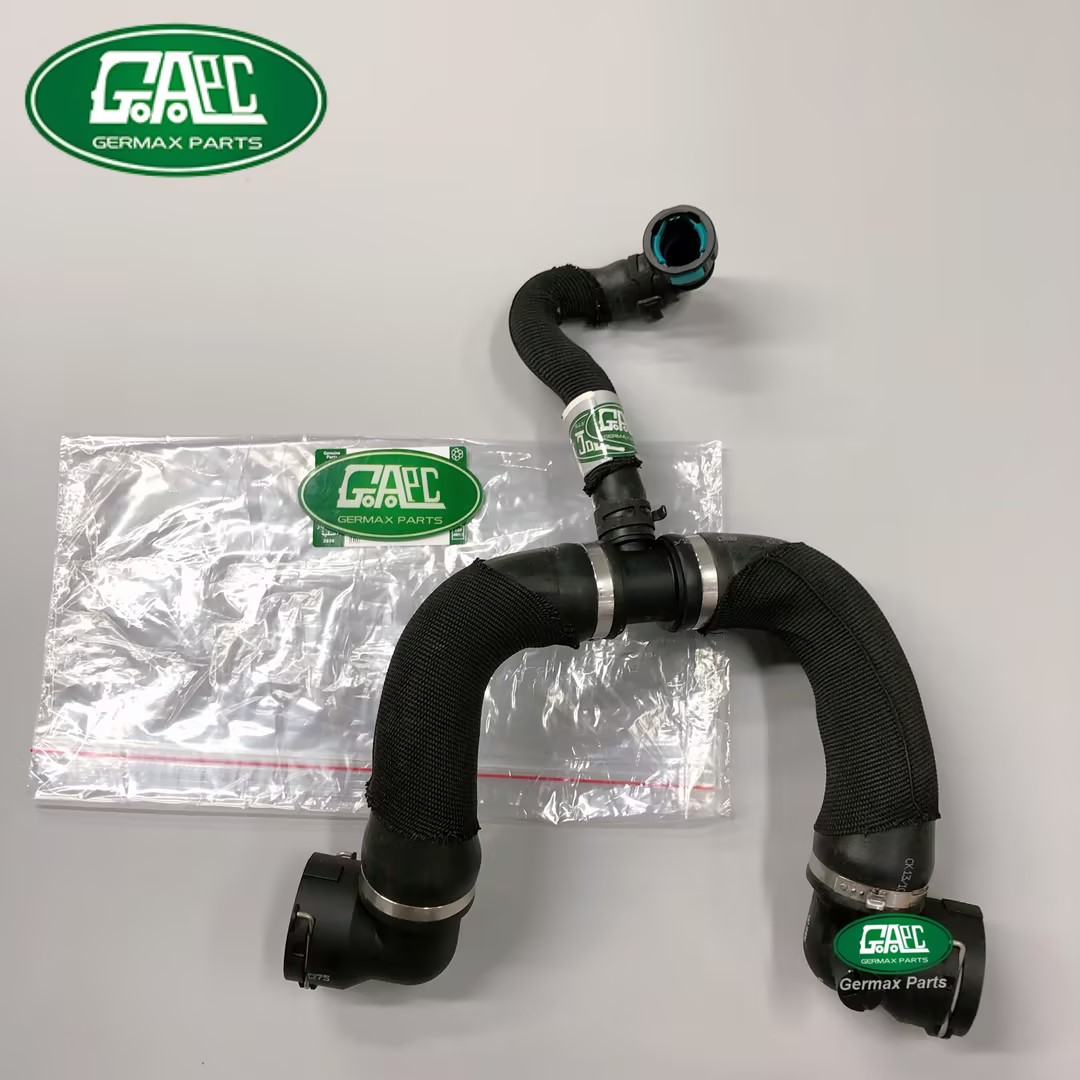 gl3727 gj1092 radiator hose land rover range rover velar 2017 jaguar f pace 2016 lr091643 t4a11765