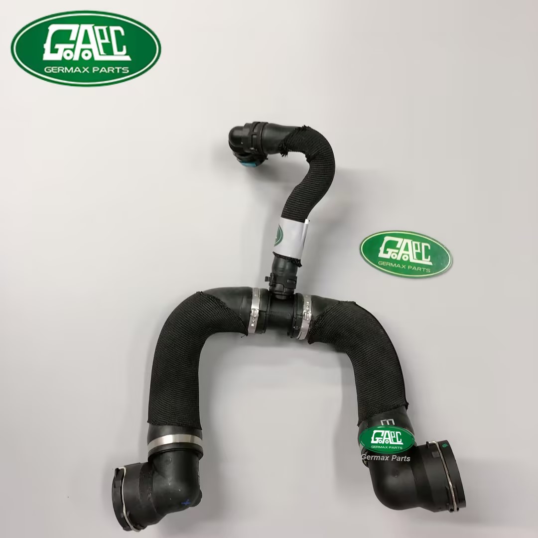 gl3727 gj1092 radiator hose land rover range rover velar 2017 jaguar f pace 2016 lr091643 t4a11765