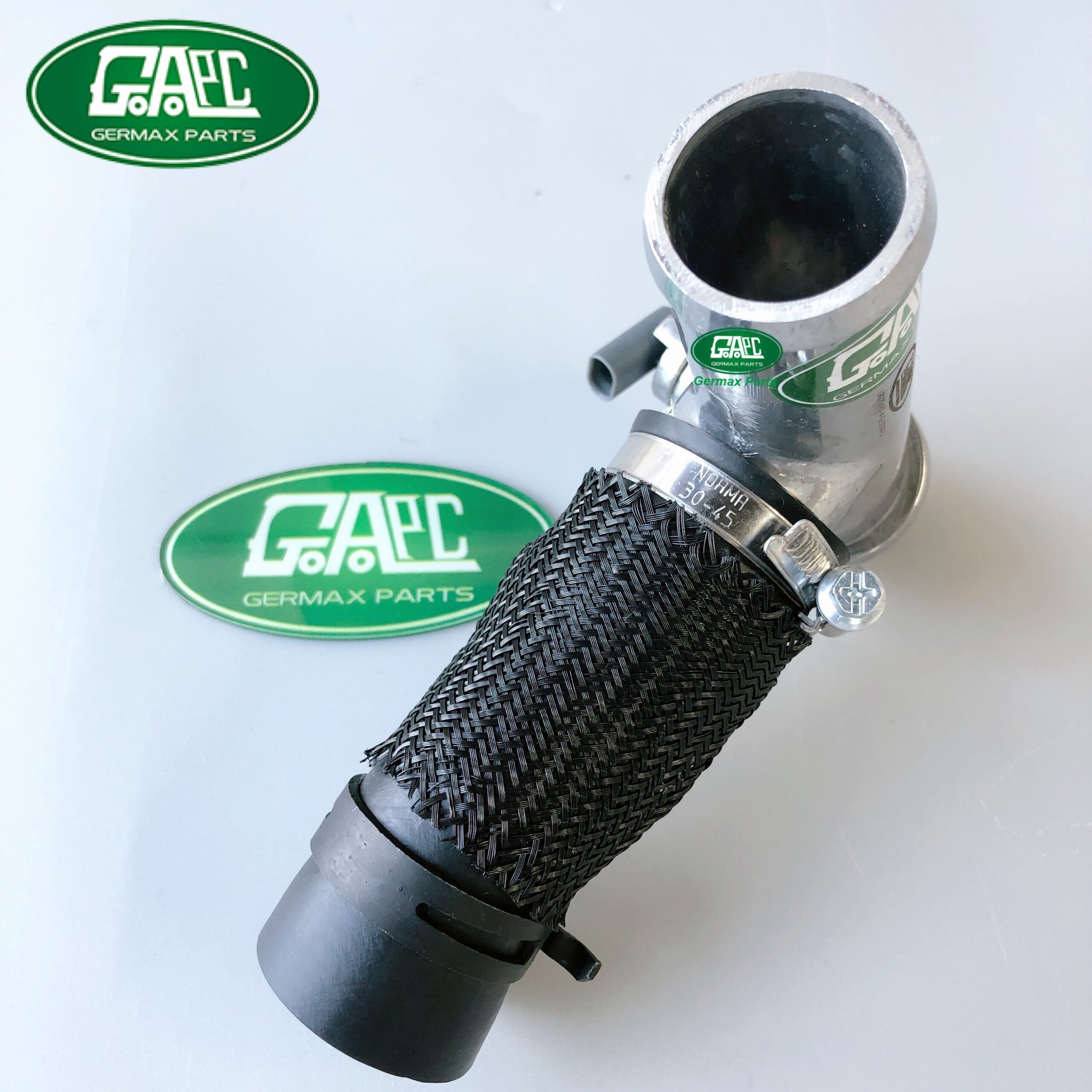aluminum water hose lr121447 a j6p3 8a512 ba a j6p38a512ba 1 land rover range rover vogue 2020 2022 range rover sport 2020 2023 discovery 5 2021 2023 new defender 2020 2023 gl3104 1